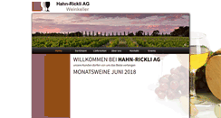 Desktop Screenshot of hahn-rickli.ch